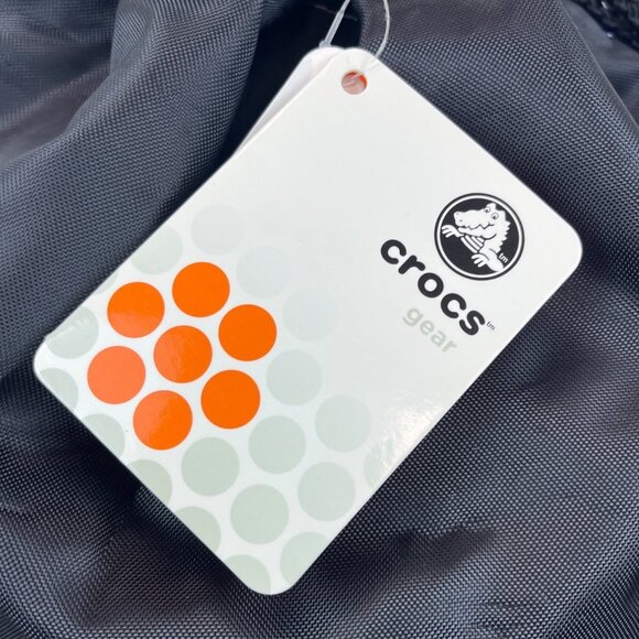 Crocs Blue & Orange With Super Mario Jibbitz Charms Carry Sack  Backpack - New - Picture 7 of 10